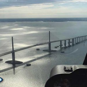 skyway bridge helicopter tour