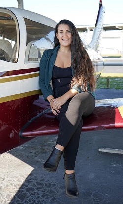 Katie Airplane Katie Gannon Flight School Manager